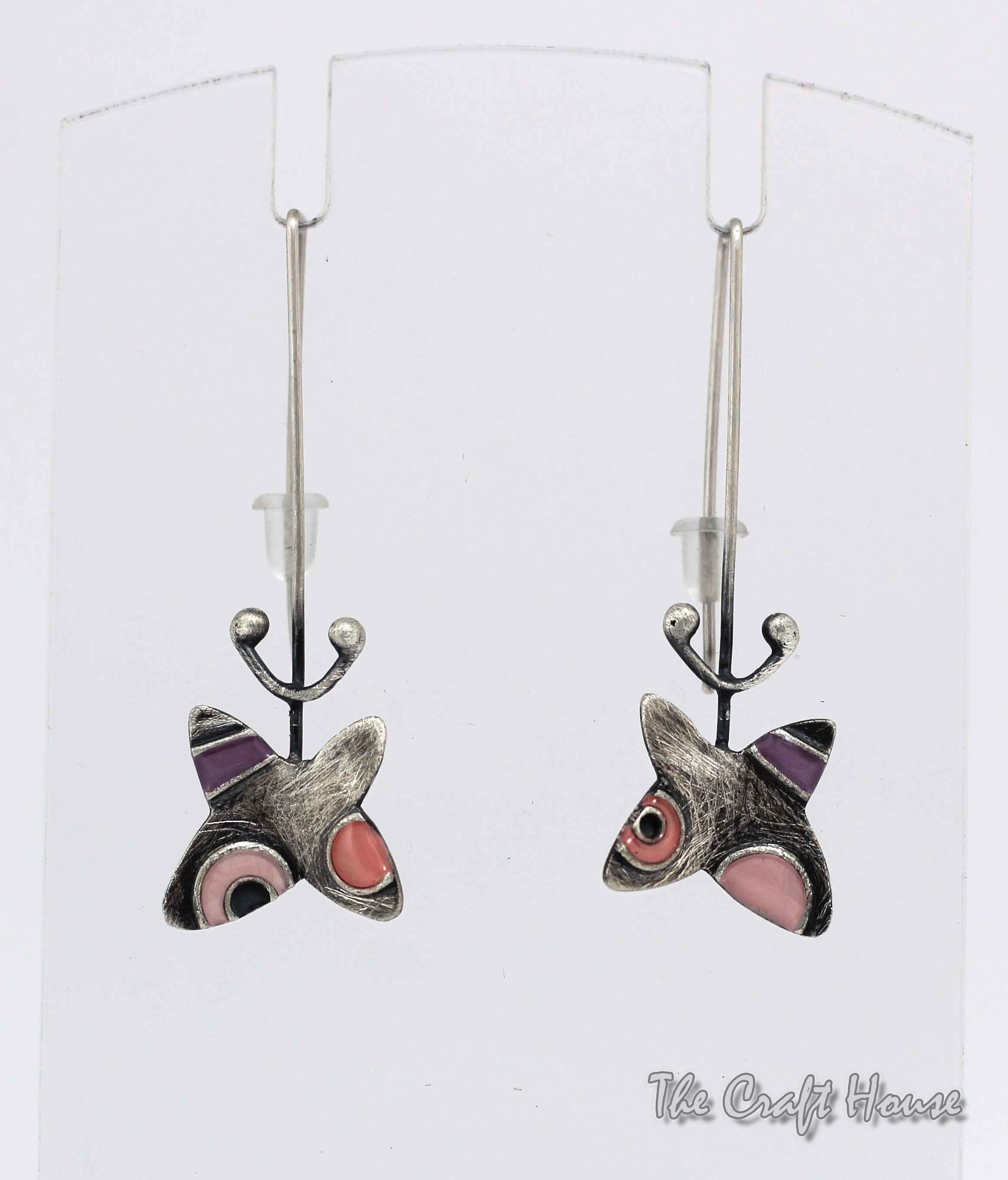 Silver earrings 'Butterfly' - € ( lv)