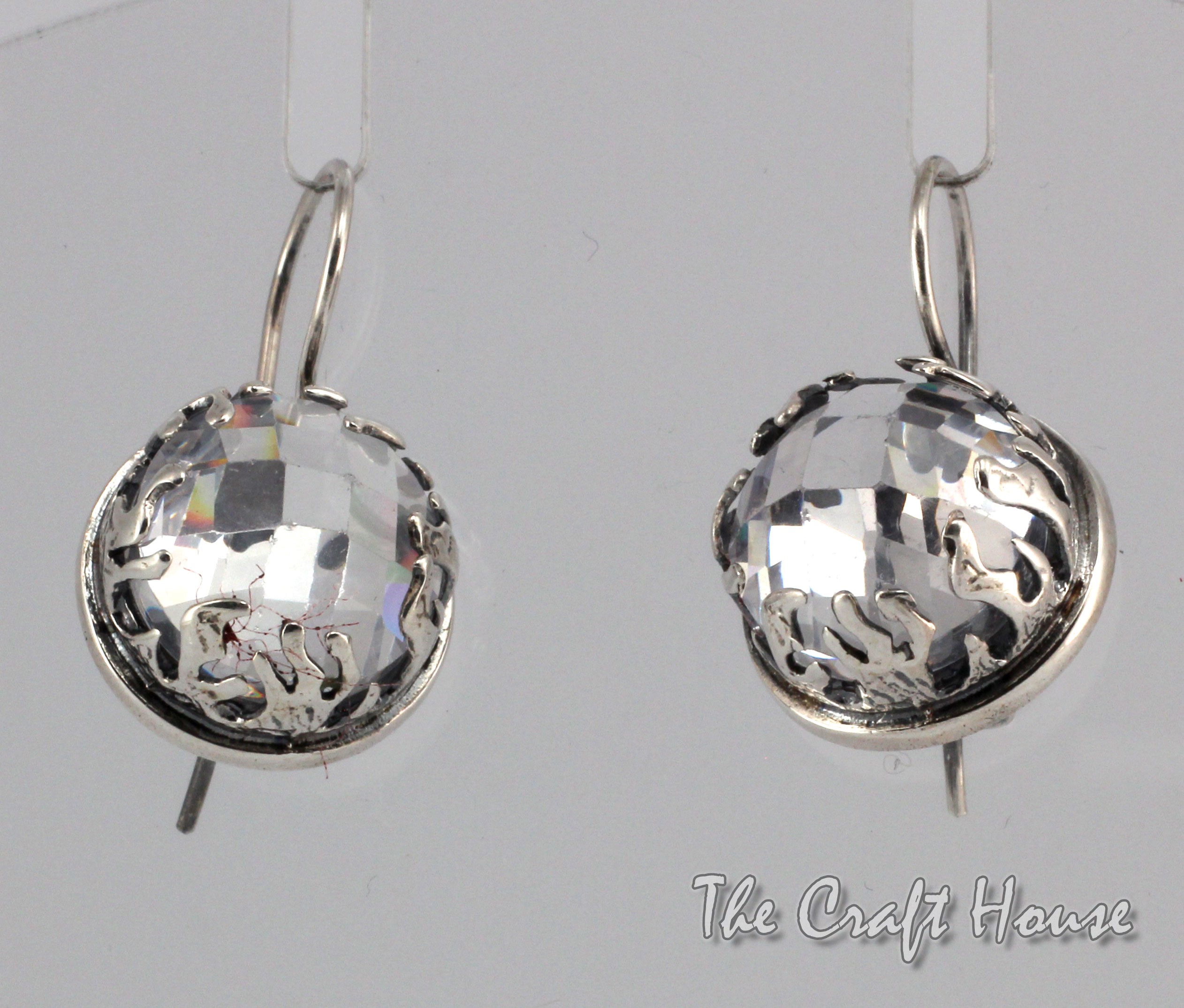 Silver earrings with Quartz - € ( lv)