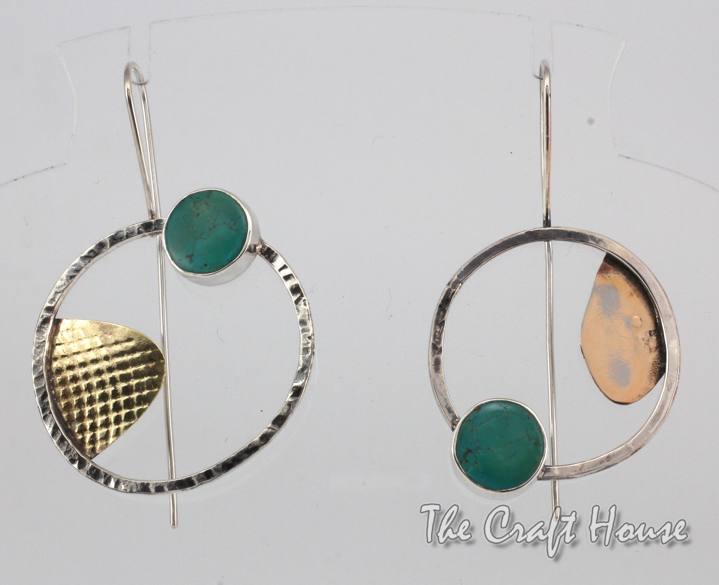 Silver earrings with Turquoise