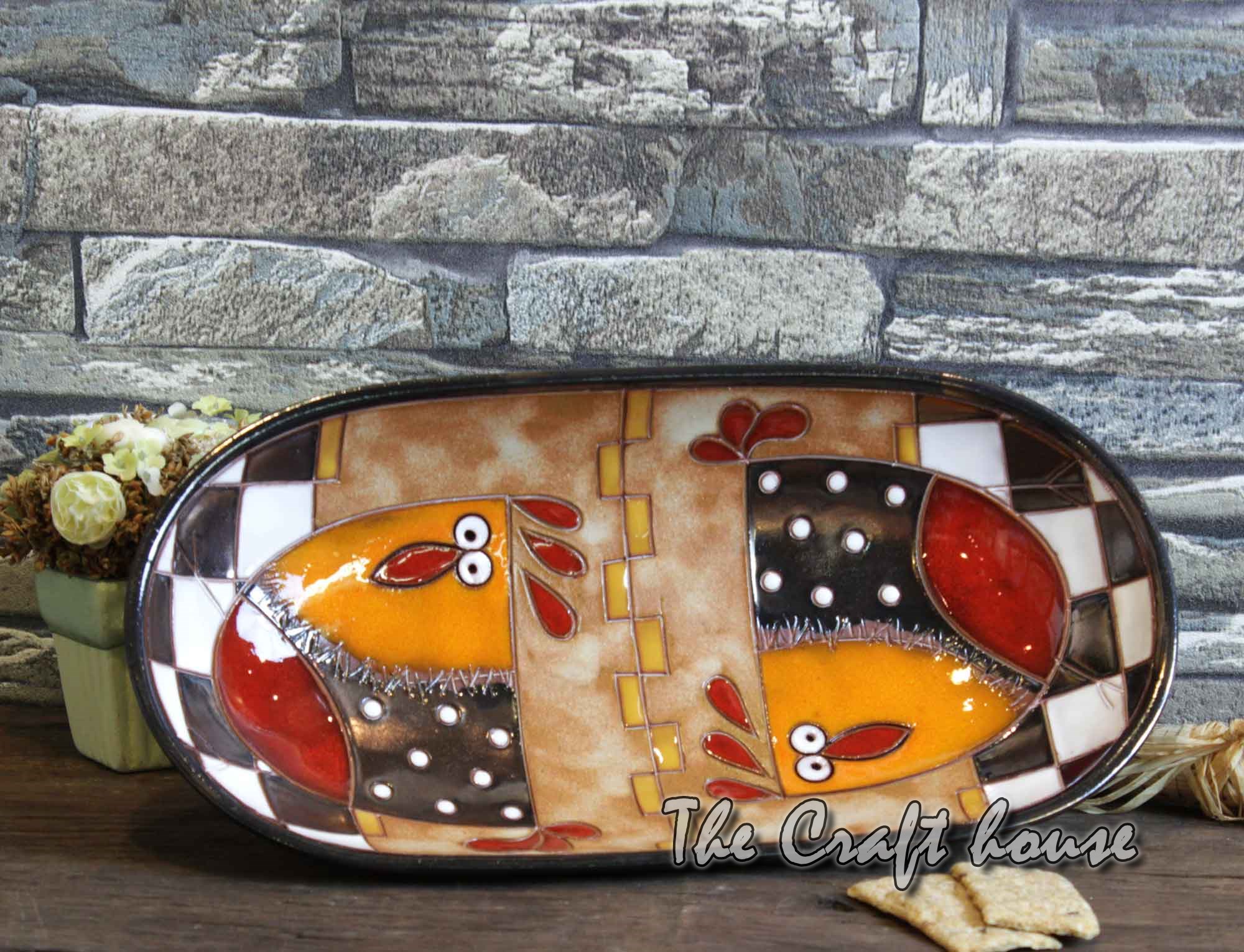 Ceramic plate