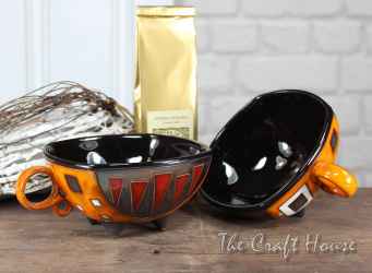 Ceramic coffee set