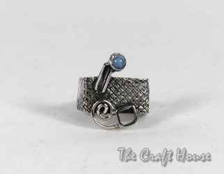 Silver ring with Cat's eye stone - 68 € (132 lv)