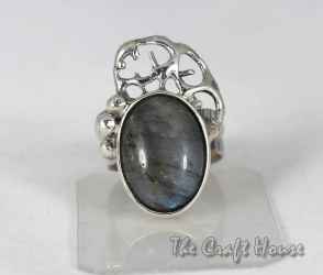 Silver ring with Labradorite - € ( lv)