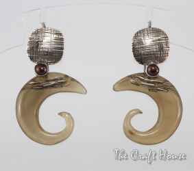 Silver earrings with Pure Quartz - € ( lv)