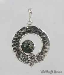 Silver pendant with Moss Agate - € ( lv)