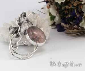 Silver pendant with Lodolite Quartz - 79.25 € (155 lv)