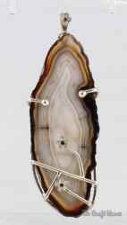 Silver pendant with Agate - 112.48 € (220 lv)