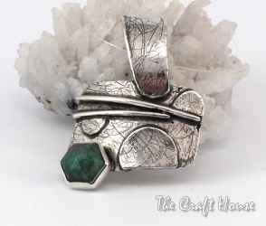 Silver pendant with Zoisite - 63.91 € (125 lv)