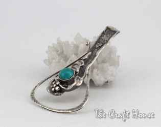 Silver pendant with Turquoise - 70.56 € (138 lv)