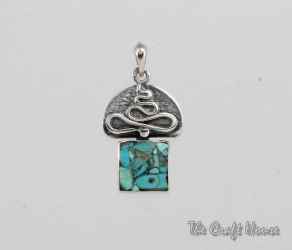 Silver pendant with Turquoise - € ( lv)