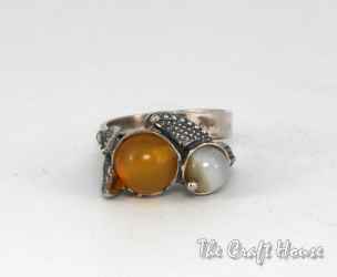 Silver ring with Agate - 61.36 € (120 lv)