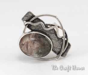 Silver ring with Lodolite Quartz - 99.70 € (195 lv)