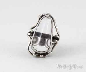 Silver ring with Quartz - 104.81 € (205 lv)