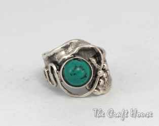 Silver ring with Turquoise - 71.58 € (140 lv)