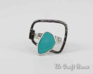 Silver ring with Turquoise - 69.02 € (135 lv)