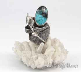 Ring with Turquoise - Pyrite - € ( lv)