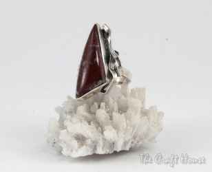 Silver ring with Jasper - € ( lv)