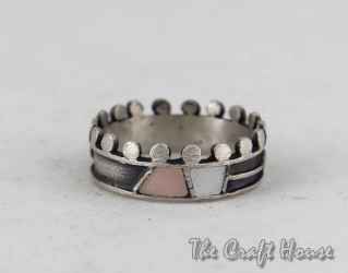 Silver ring with enamel - 39.88 € (78 lv)