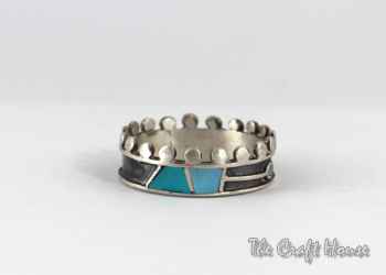 Silver ring with enamel - 39.88 € (78 lv)