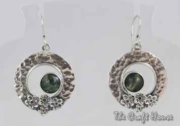 Silver earrings with Moss Agate - € (lv)