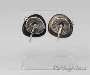 Silver earrings with horn - € ( lv)