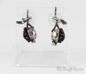 Silver earrings 'Pomegranates' - 76.69 € (150 lv)