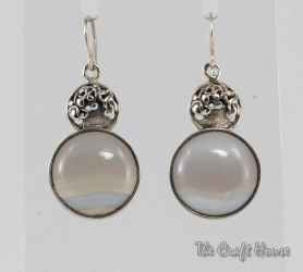 Silver earrings with Agate - € ( lv)