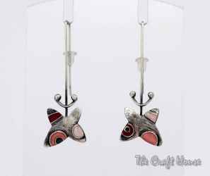 Silver earrings 'Butterfly' - € ( lv)