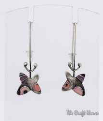 Silver earrings 'Butterfly' - € ( lv)
