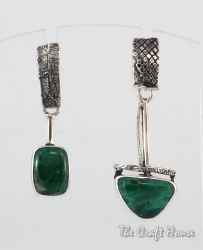 Silver earrings with Chrysocolla - € ( lv)