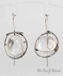 Silver earrings with Pure Quartz - € ( lv)