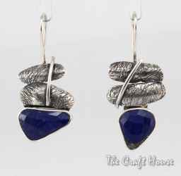 Silver earrings with  Lapis Lazuli - 82.83 € (162 lv)