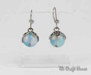 Silver earrings with Moonstone - 56.24 € (110 lv)