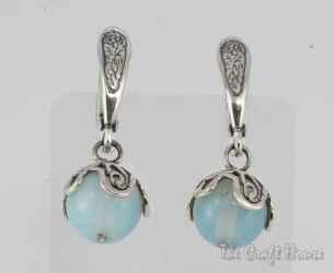 Silver earrings with Moonstone  - € ( lv)