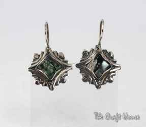 Silver earrings with Agate - 53.69 € (105 lv)