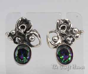 Earrings with Mystic Topaz - € (lv)