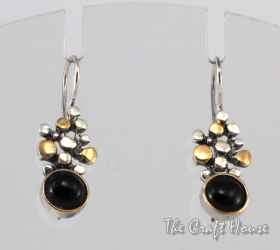 Silver earrings with Onyx - 78.74 € (154 lv)