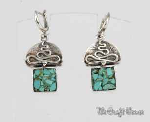 Silver earrings with Turquoise - € ( lv)