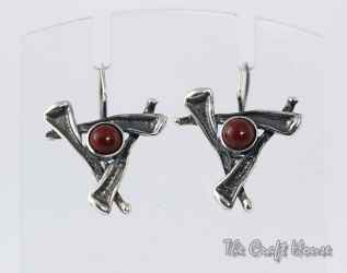 Silver earrings with Jasper - € ( lv)