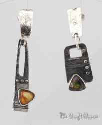 Silver earrings with Jasper - € ( lv)