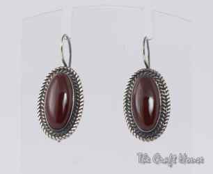 Silver filigree earrings with Jasper - 39.88 € (78 lv)