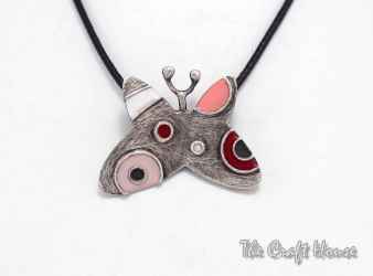 Silver necklace with enamel - 51.13 € (100 lv)