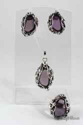 Комплект с Аметист Set with Amethyst 4 IM