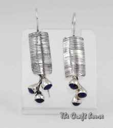 Сребърни обеци Silver earrings 47 SA